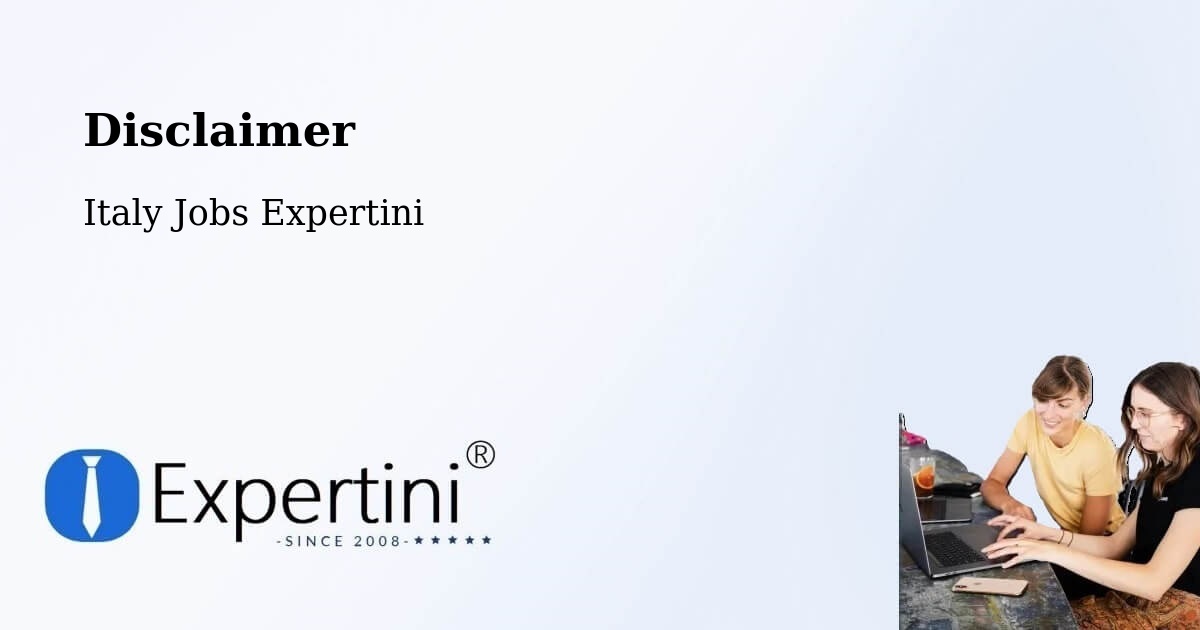 Disclaimer – Solara - Italy Jobs Expertini